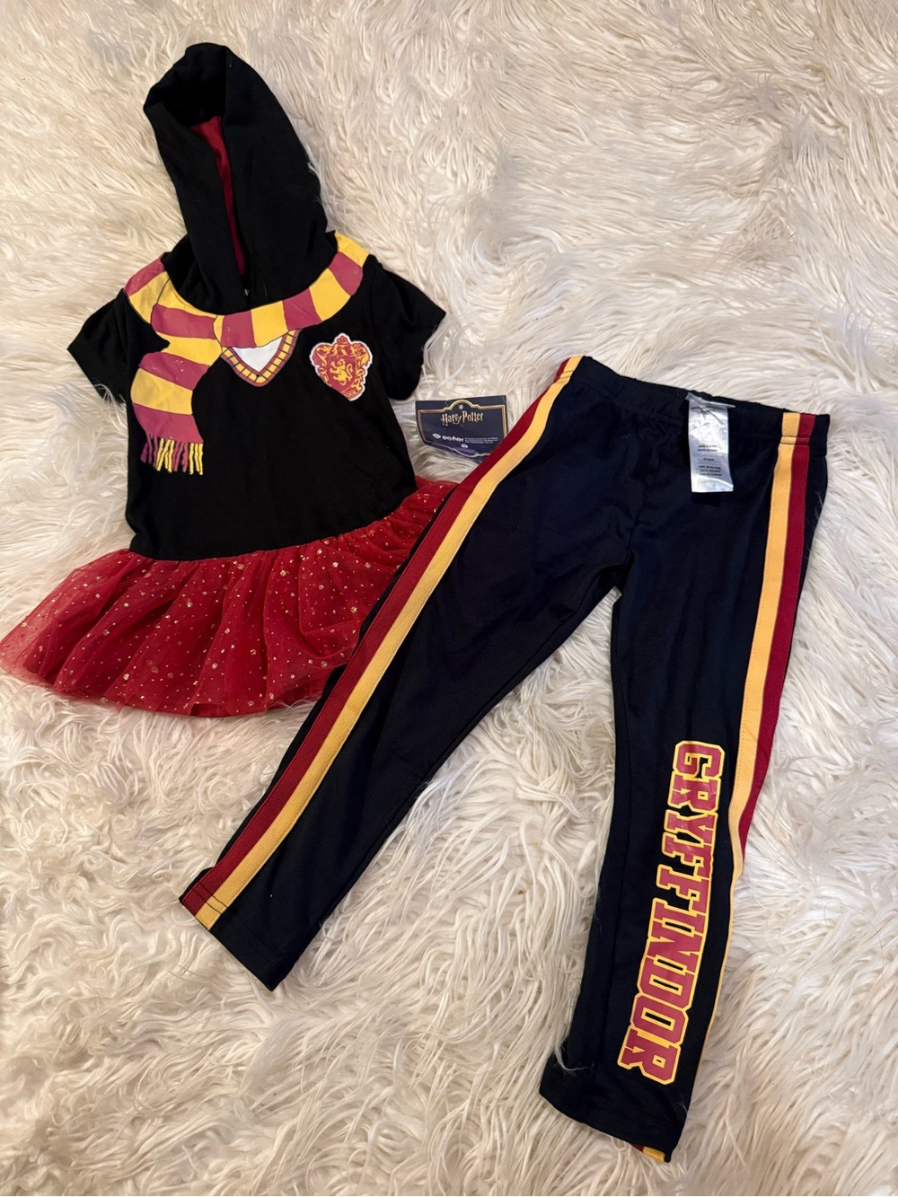 Gryffindor Girl's Black and Red Costume Set